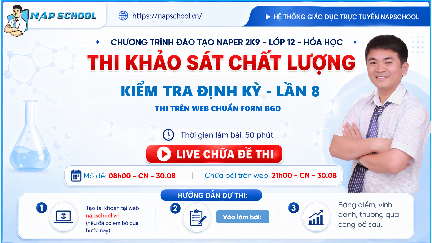 THI KSCL - 2K9XPS - LỚP 12 - LẦN 8